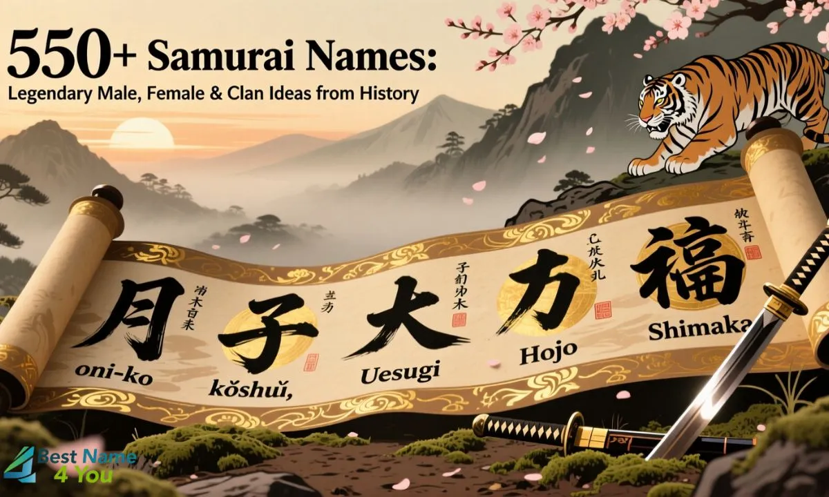 550+ Samurai Names