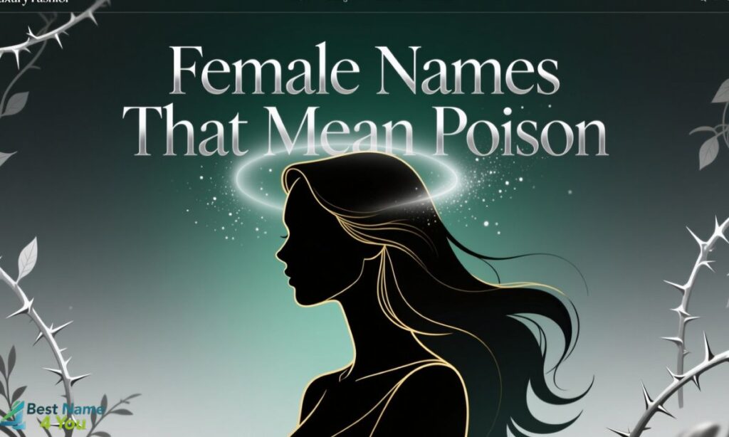 Female Names For Boys That Mean Poison