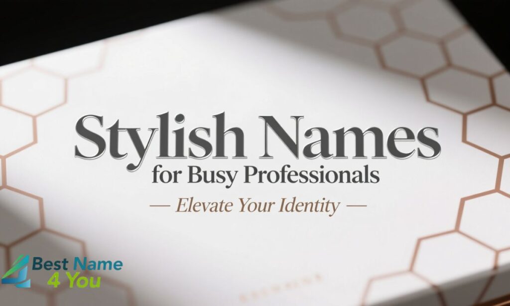 Stylish Names for Busy Professionals