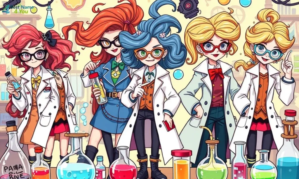 female mad scientist